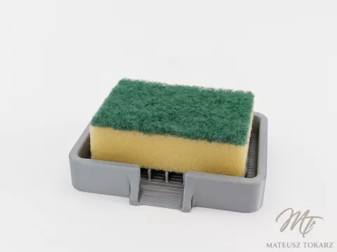 Self-Draining Sponge & Soap Holder