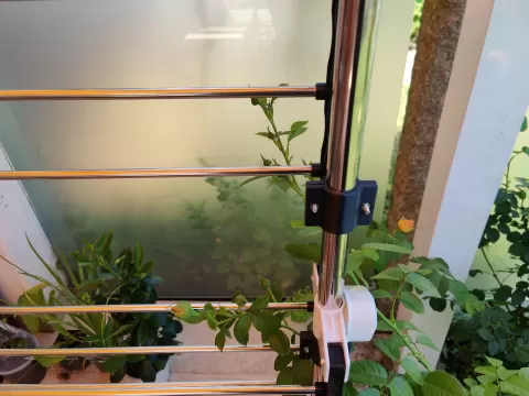 Parametric clamp for todeco tower drying rack