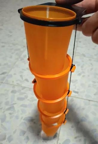 Mini Trash Chute for Desk