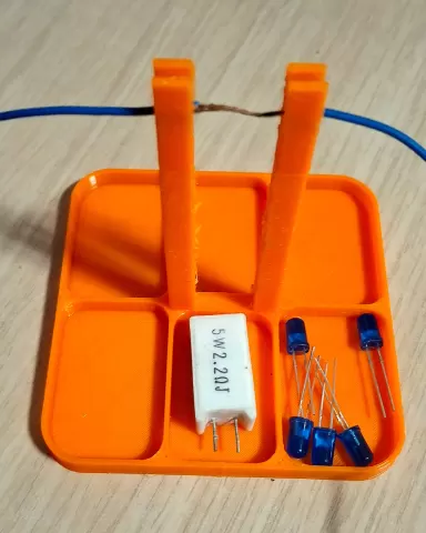 Soldering Holder With Component Tray