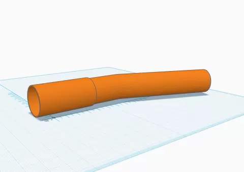 Bay window curtain pole adapter
