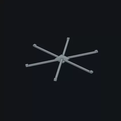 Concept Drone Generator — parametric quad/hexa frame (UAMKT Open Studio)
