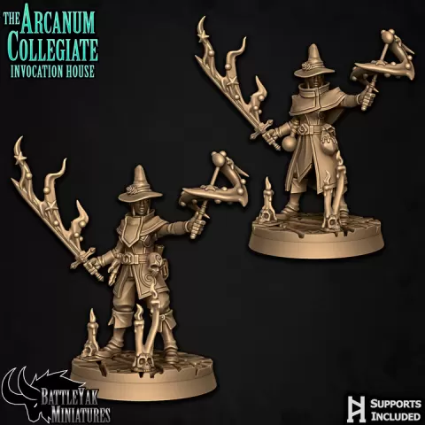Invocation Mage A by Battle Yak Miniatures