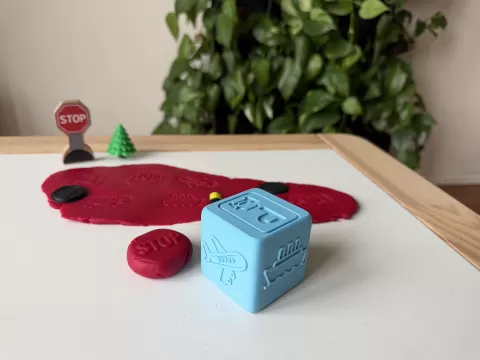 Play-Doh cube - Vehicles