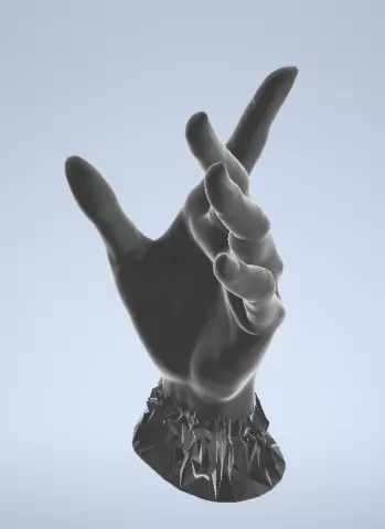 Hand-Shaped Ring Holder