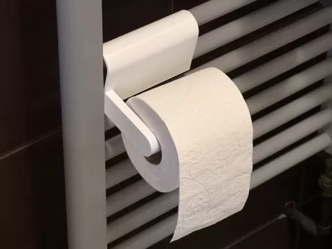 Toilet Paper Roll Holder For Ladder Radiator