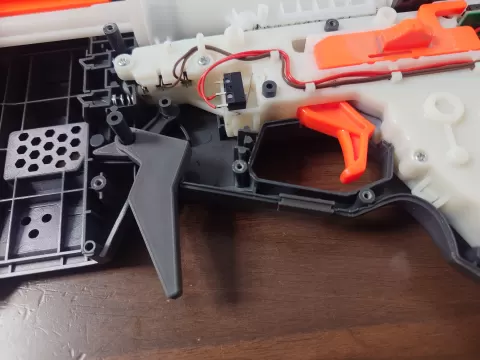 X-shot AEB mag release / pull mag release delete