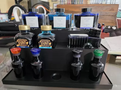 Fountain Pen Ink Bottle Display