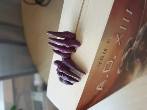 Bookmark demon hands