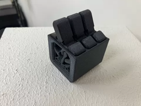 Surround for three wobble toggle clicky fidget switches