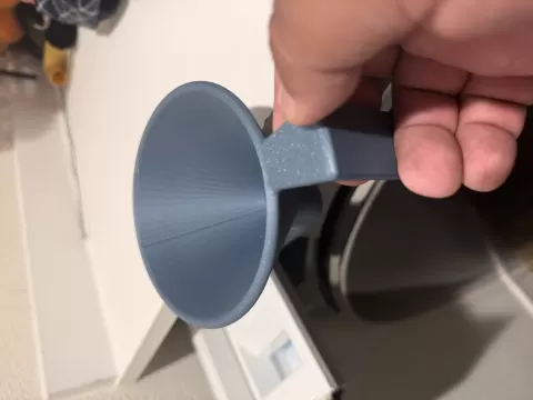 Offset Funnel for Hard-to-Reach Areas