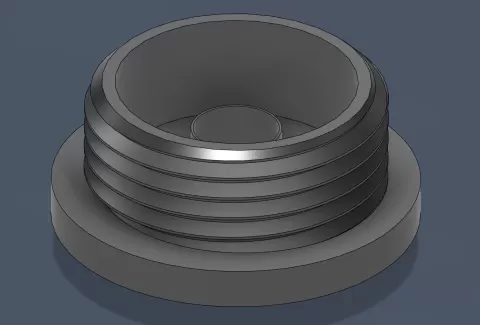 Pneumatic Button Base For Can Crusher