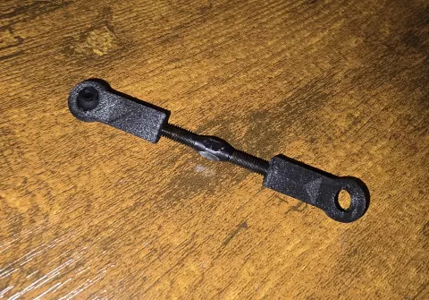 Turnbuckle link, rod ends - Arrma Typhon 3s platform.