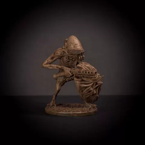 Grall Shield Trooper 1 by Knucklebones Miniatures