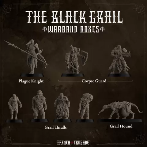 Trench Crusade - Black Grail Warband by Factory Fortress Inc.