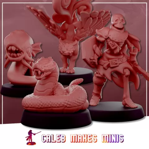 Pact of the Chain - Collection [PRE-SUPPORTED] | Followers & Familiars II by Caleb Makes Minis