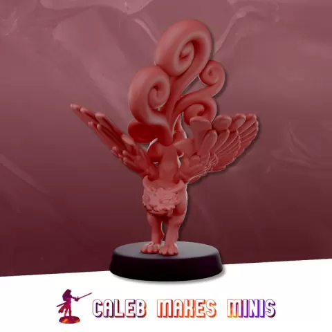 Sphinx of Wonder Familiar [PRE-SUPPORTED] | Followers & Familiars II by Caleb Makes Minis