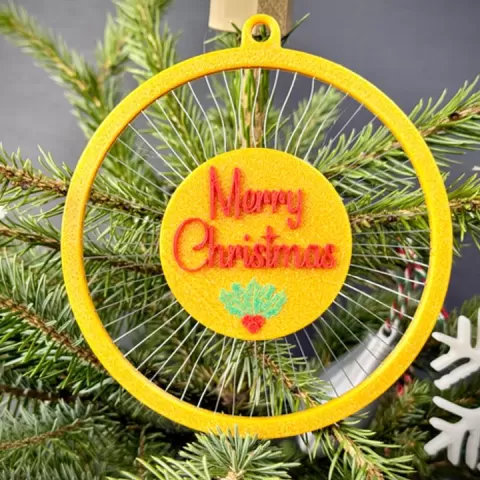 Hanging String Art Tree Decoration by ENIQUE3D