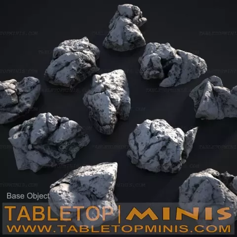 Rocks 1 by TableTopMinis