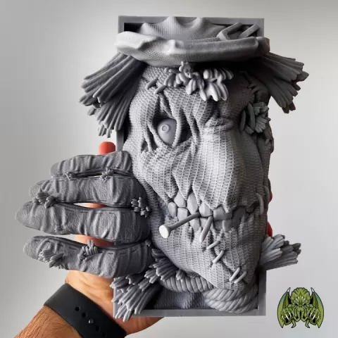 Scarecrow Booknook [FDM/Resin BOOK-NOOK] by Booknook of Madness