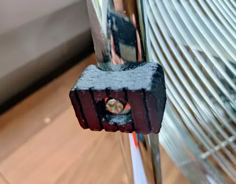Replacement feet for floor stand fan (FreeCAD)