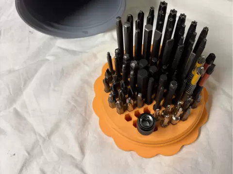 Hex Driver Bit Holder - 76 bit capacity