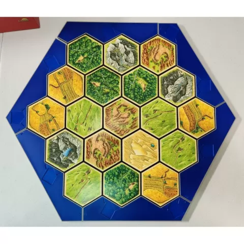 Magnetic Settlers of Catan Tile Holders (holds the cardboard tiles)