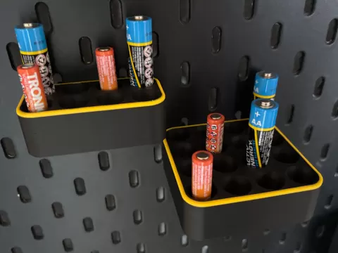 IKEA SKÅDIS Battery Holder | AA & AAA || Akzent
