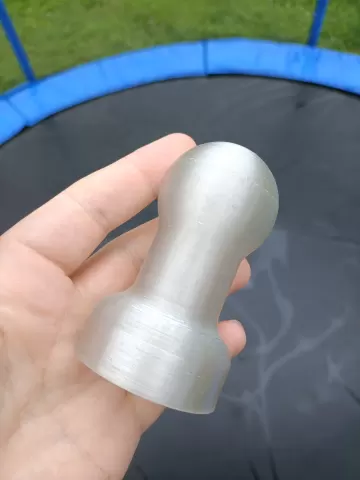 Trampoline net holder