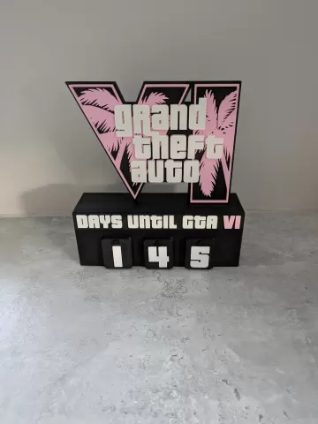 Days until GTA 6 (VI) countdown + standalone stand