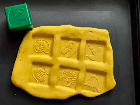 Senzory Texture Cube | Fossil