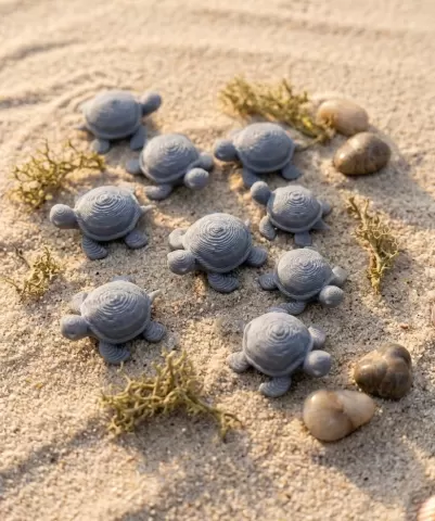 Cute Mini Turtle (Hide and Seek)