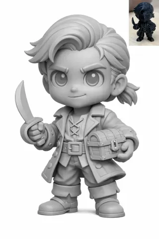 Chibi Guybrush Threepwood (Monkey Island)