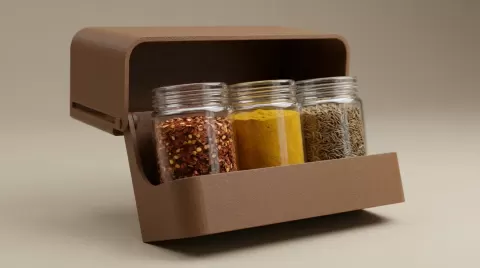 Modular Jar Holder with Sliding Mechanism