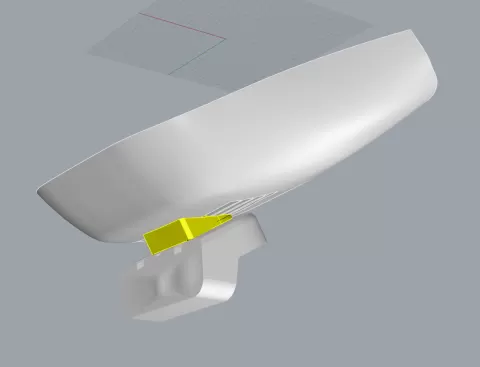 Comma 4 mount for Polestar 2 and Volvo C40