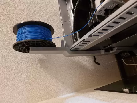 Top-Mounted Spool Adapter for TPU Printing (Qidi Q2)