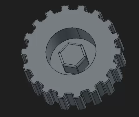 Knob for M6 Hex Head Screw