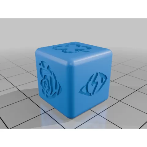 Shiver TTRPG Archetype Dice