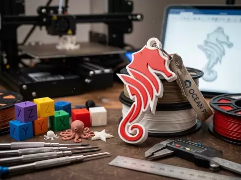 Portachiavi Cavalluccio Marino