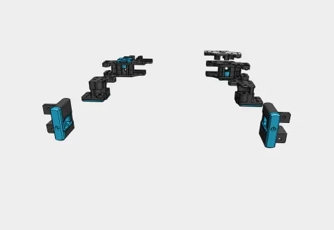 Trident R2 RX Mega Mods- 9mm belt/ Z Motor Mounts with couplers/Support for MGN12H/ RXToolhead/