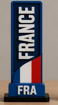FIFA World Cup 2026 – France Country Plaque