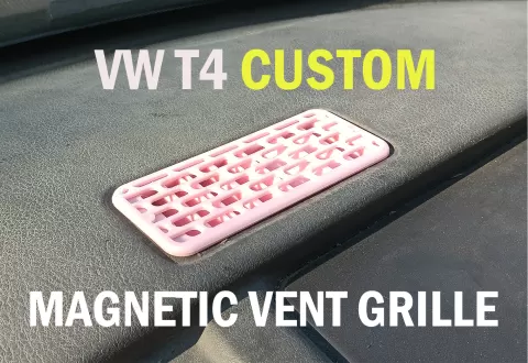 VW T4 custom air vent grille