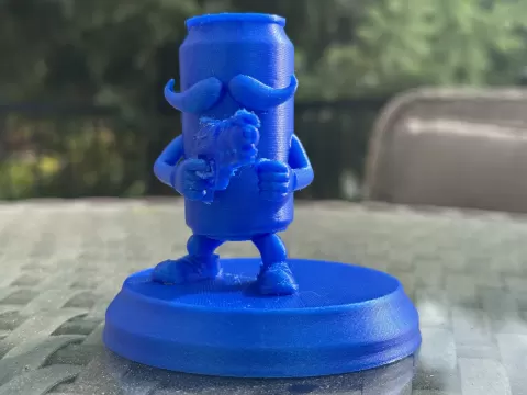 funny soda can holding gun
