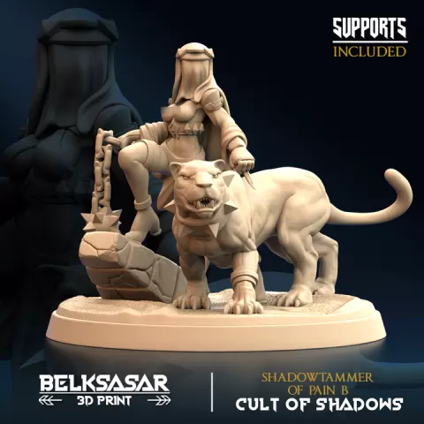Shadowtammer of Pain Nude and Panther B by Belksasar