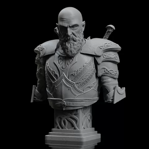 Kratos bust