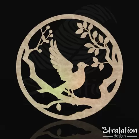 Winter Dove Appliqué by Stratation Design