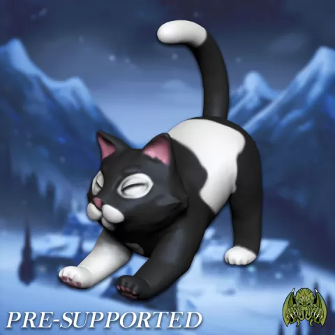Fade The Cat [PRE-SUPPORTED] Animal Companion by Miniatures of Madness