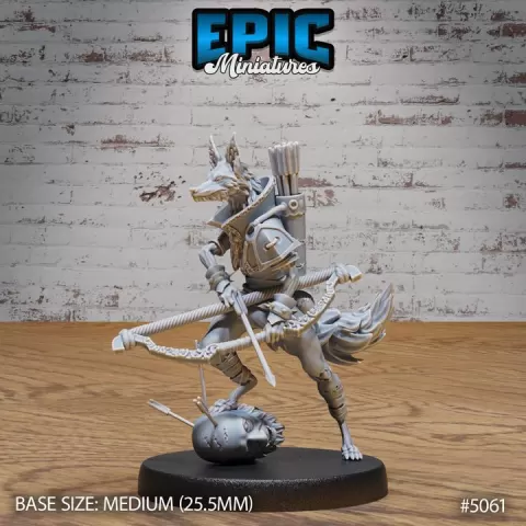Fox Folk Ranger / Red Fur Humanoid Fighter / Vulpe Beast Warrior / Clever Male Fennek / Small Animal Creature / Tailed Woodland Monster / Nature Guard / Forest Encounter by Epic-Miniatures