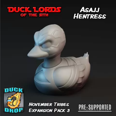 ASAJJ HENTRESS - Sith Lord Rubber Duck Art Toy Star Wars by Mike "Epic Duck" Cousins