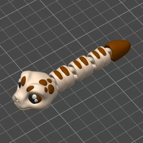 Tiny's Hognose Snake by 3D Tinys Prints